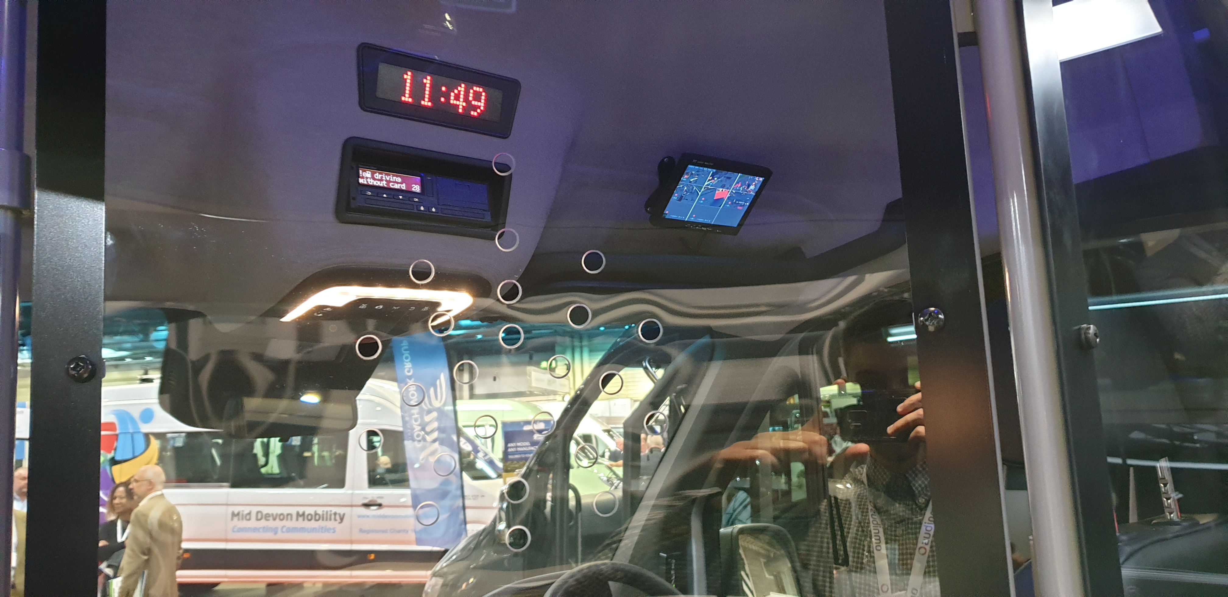 inside of a Mercedes sprinter